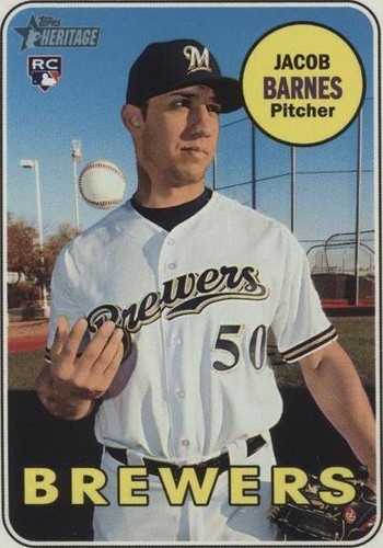 2018 Topps Heritage High Number - Jacob Barnes #507