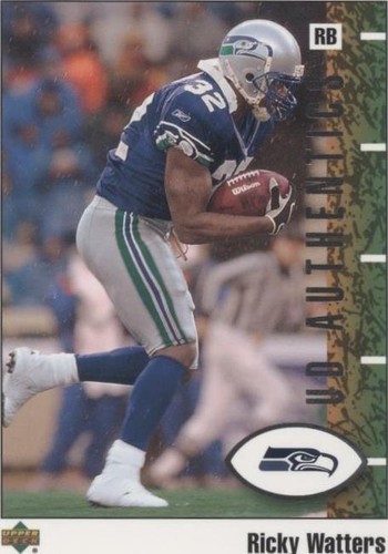 2002 UD Authentics Ricky Watters #77