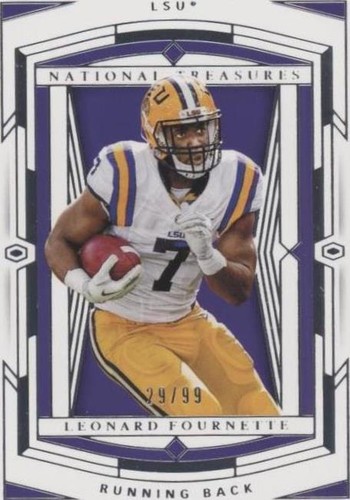 2020 Panini National Treasures Collegiate Leonard Fournette #29