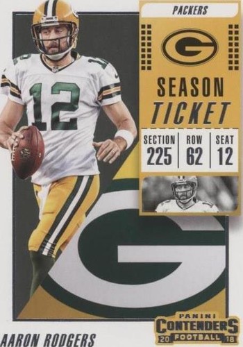 2018 Panini Contenders Aaron Rodgers #63