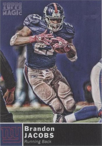 2010 Topps Magic Brandon Jacobs #104