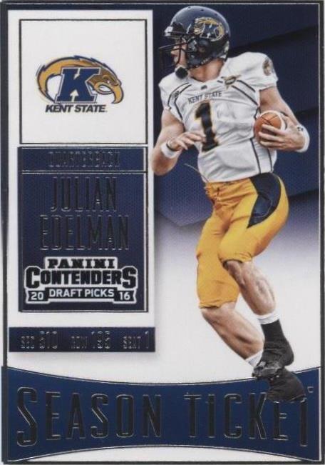 2016 Panini Contenders Draft Picks Julian Edelman #54