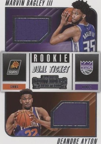 2018-19 Panini Contenders - Marvin Bagley III/Deandre Ayton #RD-DM