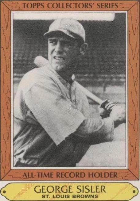 Topps Woolworth's All-Time Recorders 1985 - George Sisler #33