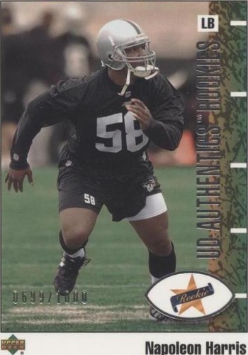 2002 UD Authentics Napoleon Harris #126