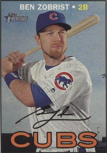 2016 Topps Heritage High Number - Ben Zobrist #564