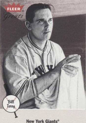2002 Fleer Greats - Bill Terry #98