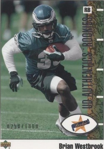 2002 UD Authentics Brian Westbrook #127