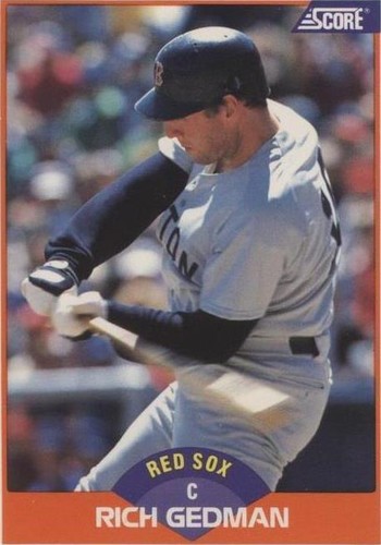 1989 Score - Rich Gedman #345