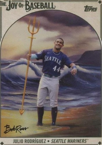 2023 Topps X Bob Ross The Joy of Baseball - Julio Rodriguez #43-SP