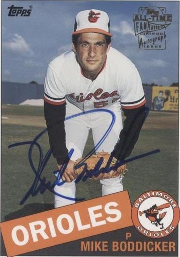 2004 Topps All-Time Fan Favorites - Mike Boddicker #FFA-MB