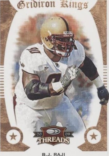 2009 Donruss Threads B.J. Raji #4