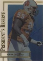 1996 Collector's Edge President's Reserve Warren Sapp #194