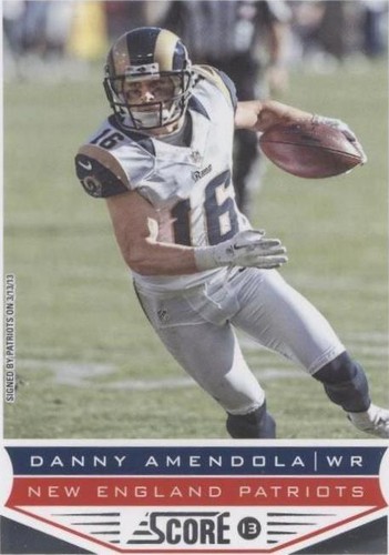 2013 Score Danny Amendola #124