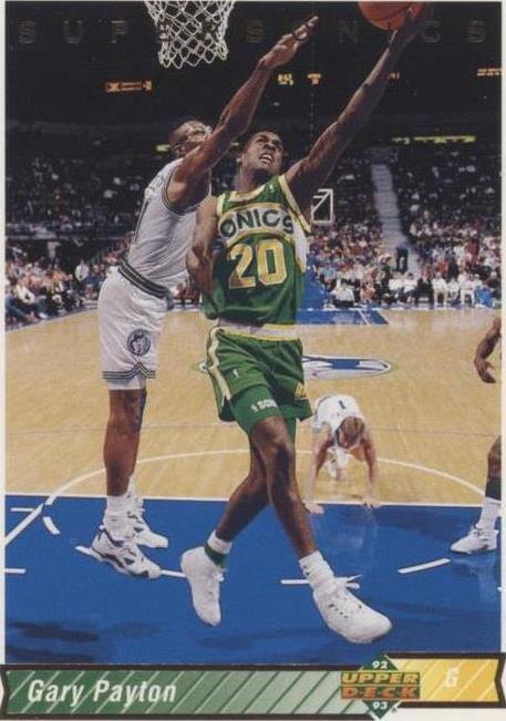 Cubierta superior 1992-93 - Gary Payton #158