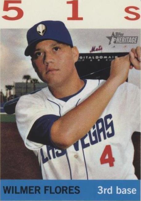 Topps Heritage 2013 edición de ligas menores - Wilmer Flores #111