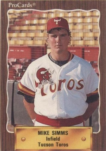 1990 ProCards Minor League - Mike Simms #208