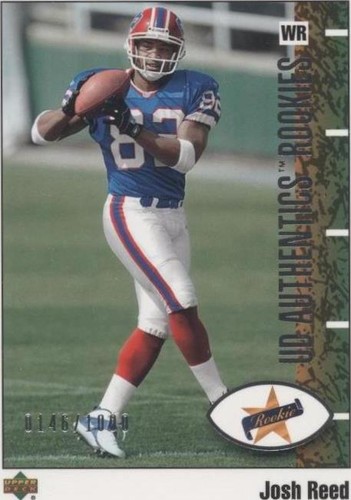 2002 UD Authentics Josh Reed #98
