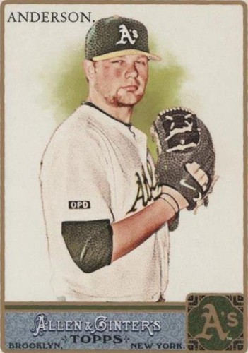 2011 Topps Allen & Ginter's - Brett Anderson #13