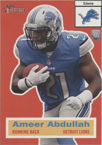 2015 Topps Heritage Ameer Abdullah #8