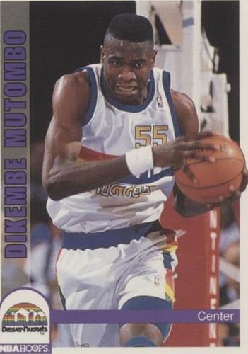 1992-93 NBA Hoops - Dikembe Mutombo #60