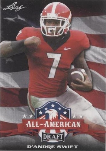 2020 Leaf Draft D'Andre Swift #70