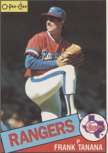 1985 Topps #55 Frank Tanana Texas Rangers Baseball | eBay