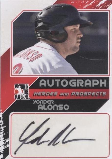2011 In the Game Heroes and Prospects - Yonder Alonso #A-YA2