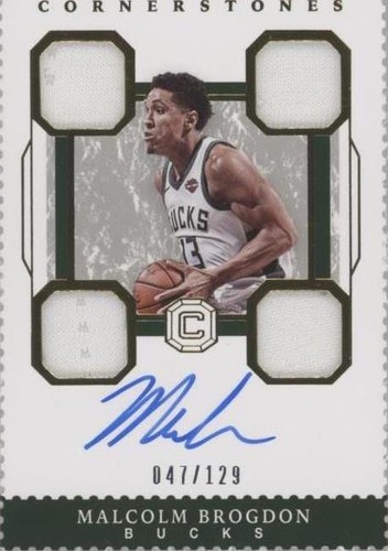 2017-18 Panini Cornerstones - Malcolm Brogdon #C-MBG