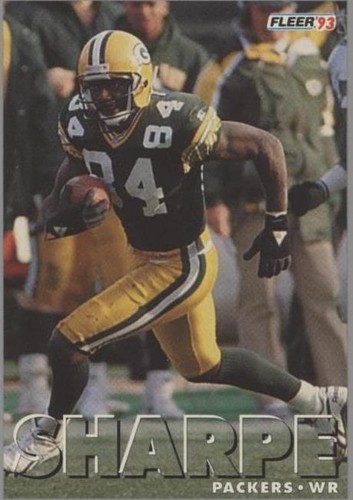 1993 Fleer Shell FACT (Football & Academics: A Championship Team) Sterling Sharpe #40