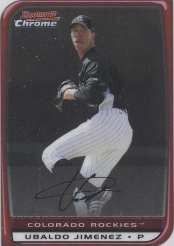 2008 Bowman Chrome - Ubaldo Jimenez #64