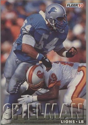 1993 Fleer Shell FACT (Football & Academics: A Championship Team) Chris Spielman #68