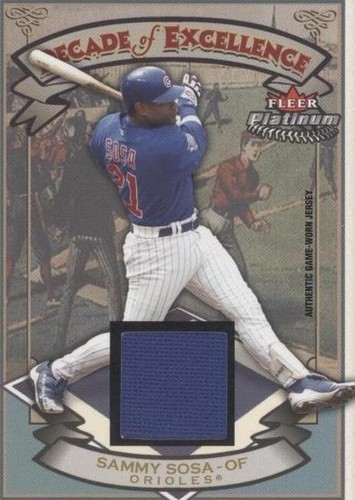 2005 Fleer Platinum - Sammy Sosa #DE-SS