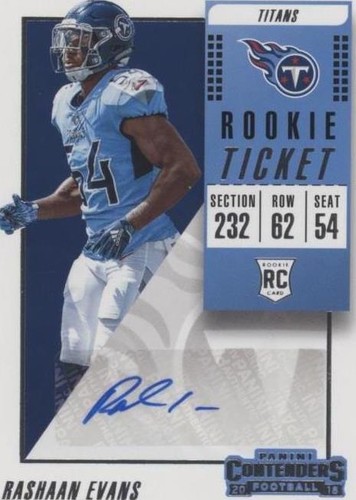 2018 Panini Contenders Rashaan Evans #255