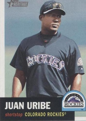 2002 Topps Heritage - Juan Uribe #199
