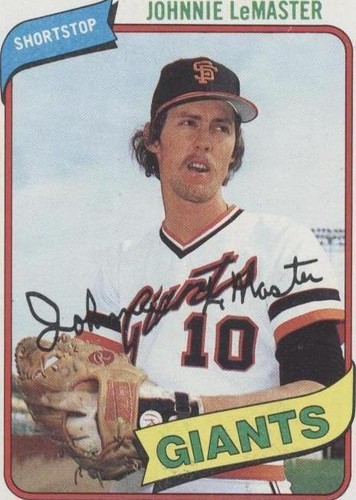1980 Topps - Johnnie LeMaster #434