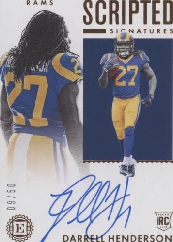 2019 Panini Encased Darrell Henderson #SCS-DHE