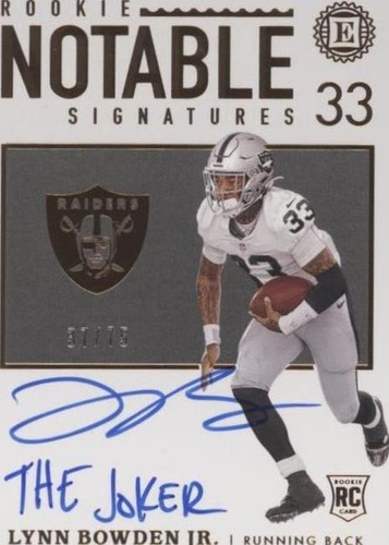 2020 Panini Encased Lynn Bowden Jr. #RNS-LB