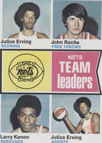 1974-75 Topps - John Roche Julius Erving Larry Kenon #226
