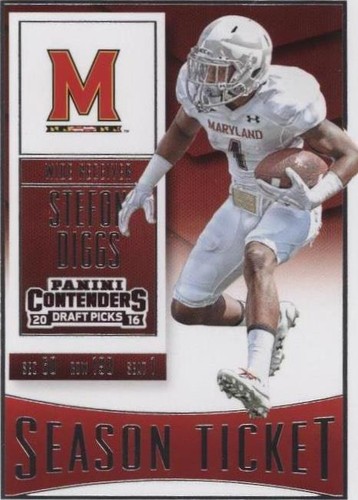 2016 Panini Contenders Draft Picks Stefon Diggs #86