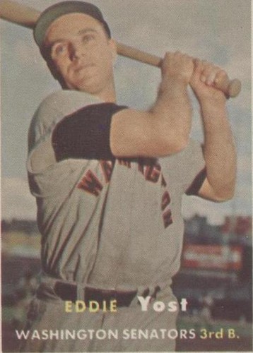 1957 Topps - Eddie Yost #177