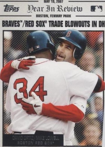 2008 Topps - David Ortiz Mike Lowell #YR49