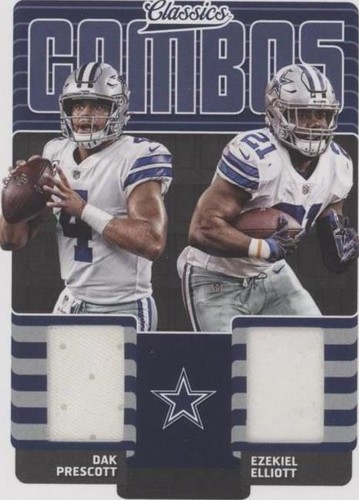 2018 Panini Classics Dak Prescott Ezekiel Elliott #15