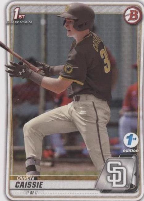 2020 Bowman Draft 1st Edition - Owen Caissie #BD-49