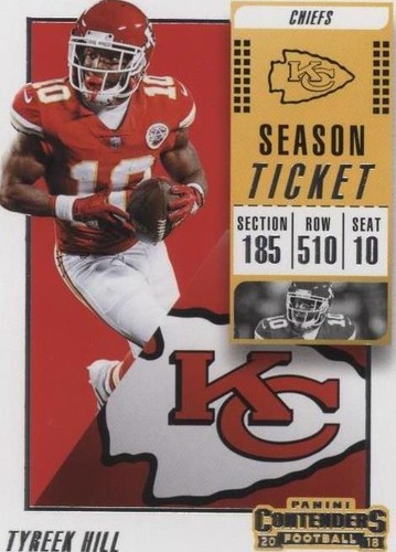 2018 Panini Contenders Tyreek Hill #52