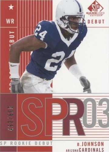 2003 SP Game Used Edition Bryant Johnson #126