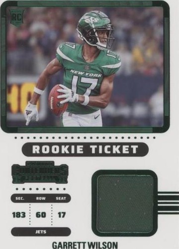 2022 Panini Contenders Garrett Wilson #RTS-GWI