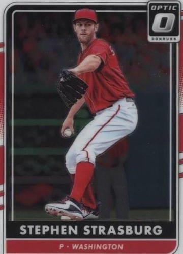 Stephen Strasburg Washington Nationals 2016 Donruss Optic #137 9M