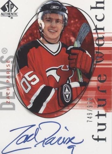 2005-06 SP Authentic - Zach Parise #167