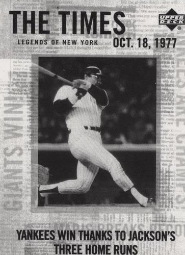 2001 Upper Deck Legends of New York - Reggie Jackson #198